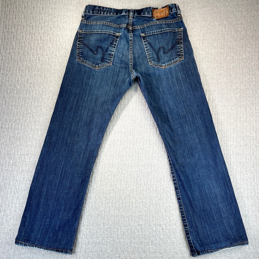 Citizens of Humanity Sid Jeans Men 31x28 Blue Medium Wash Straight Leg Denim